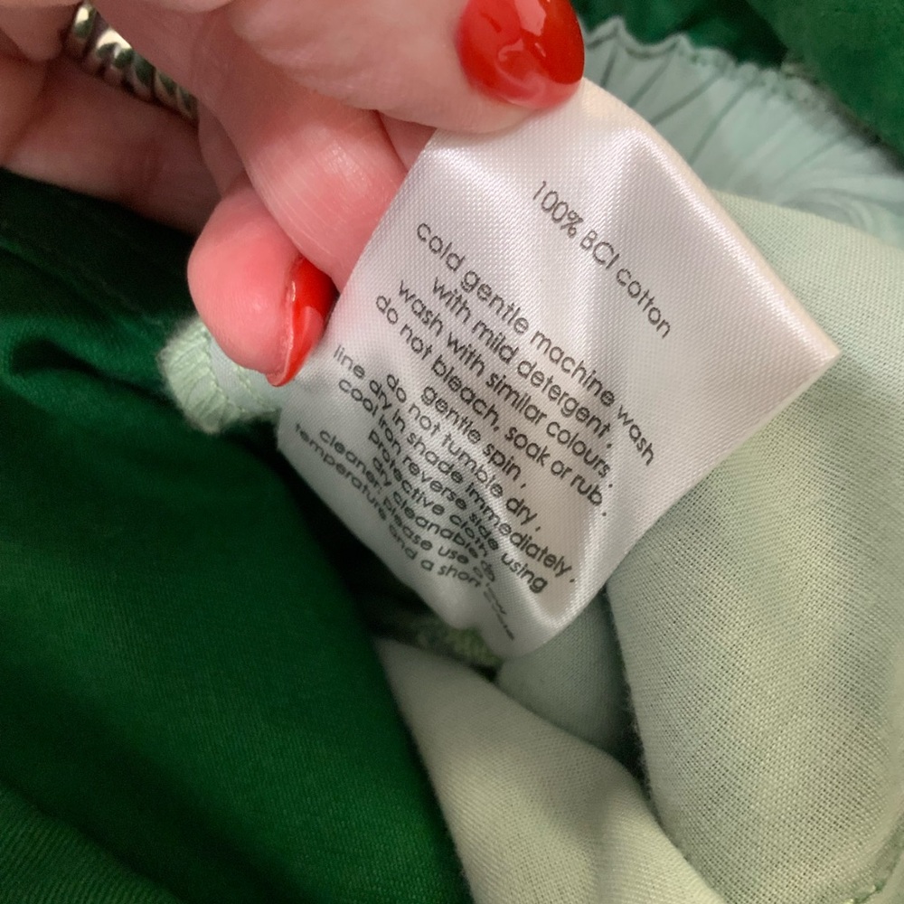 Gorman UK 6 US 2 Dee Green Colorblock Boiler Suit Coveralls Jumpsuit Pockets - Picture 9 of 9